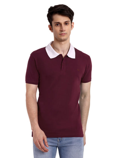 Buy maroon polo t-shirts online