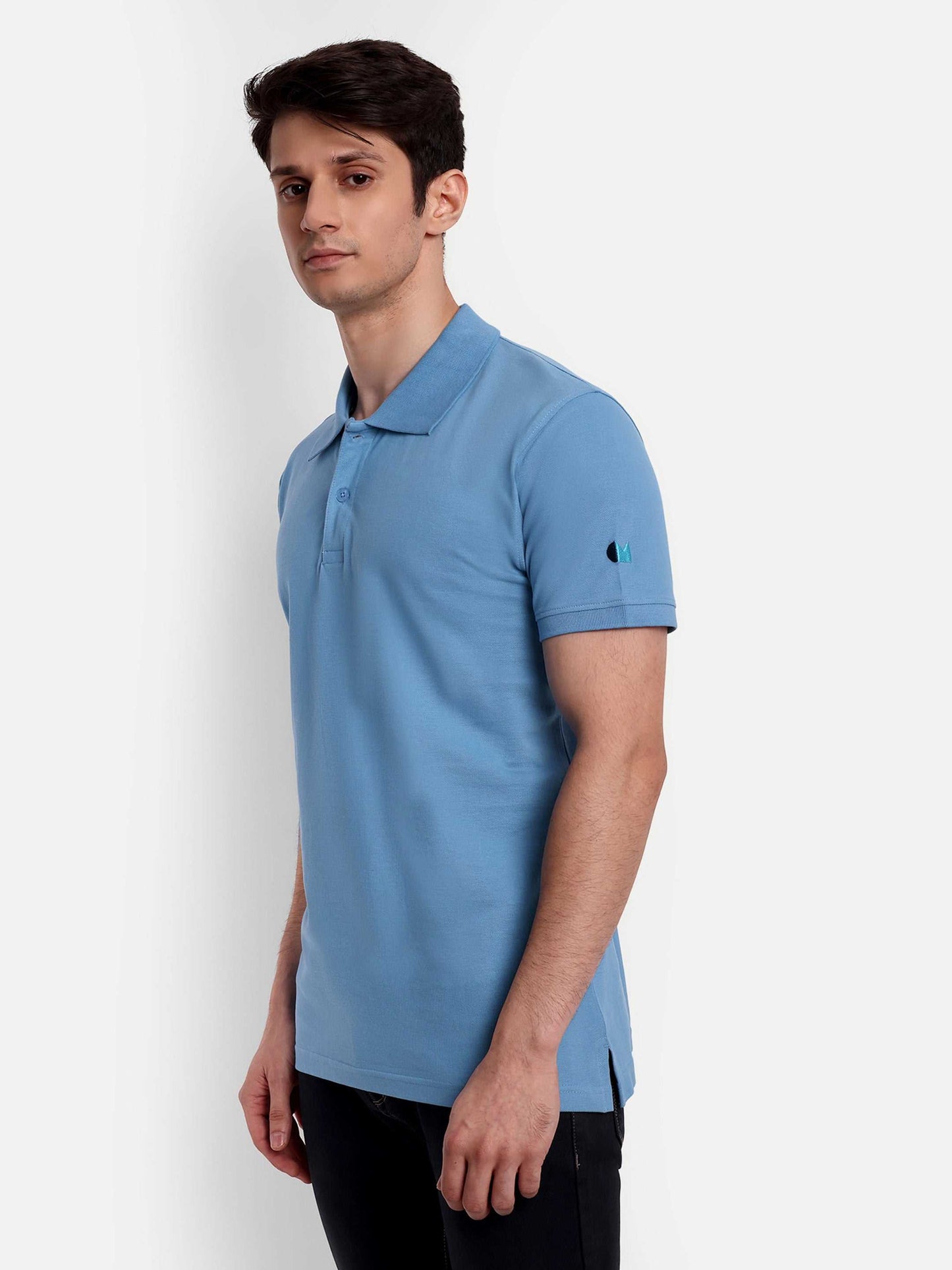 Buy blue t-shirts polo shirts online