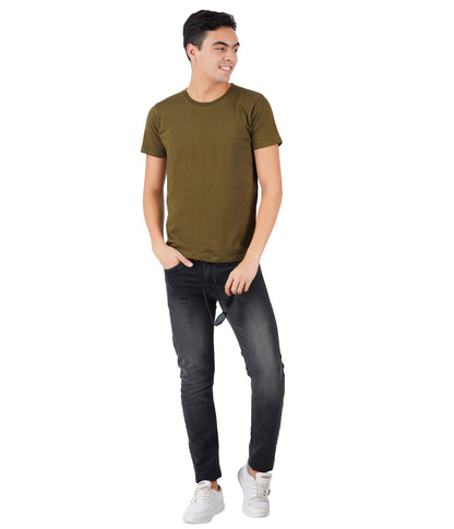 Olive green t-shirts for men